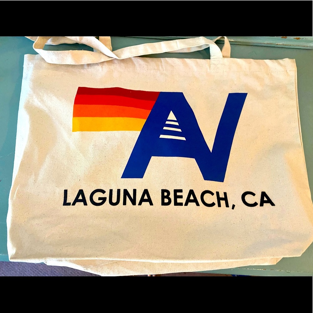 NEW Aviator Nation Large Canvas Tote